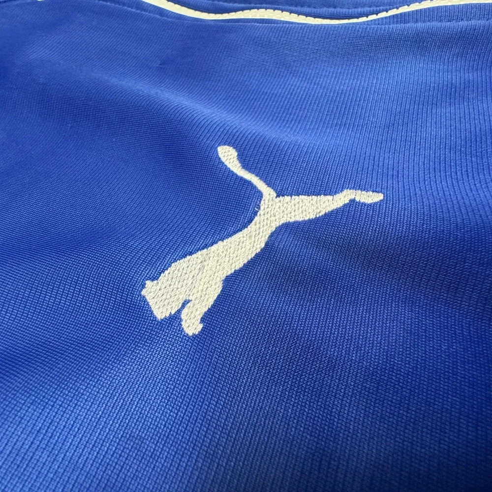 Puma Guatemala National Team Soccer Track Jacket Blue White Men's Large USA Made - Picture 6 of 13